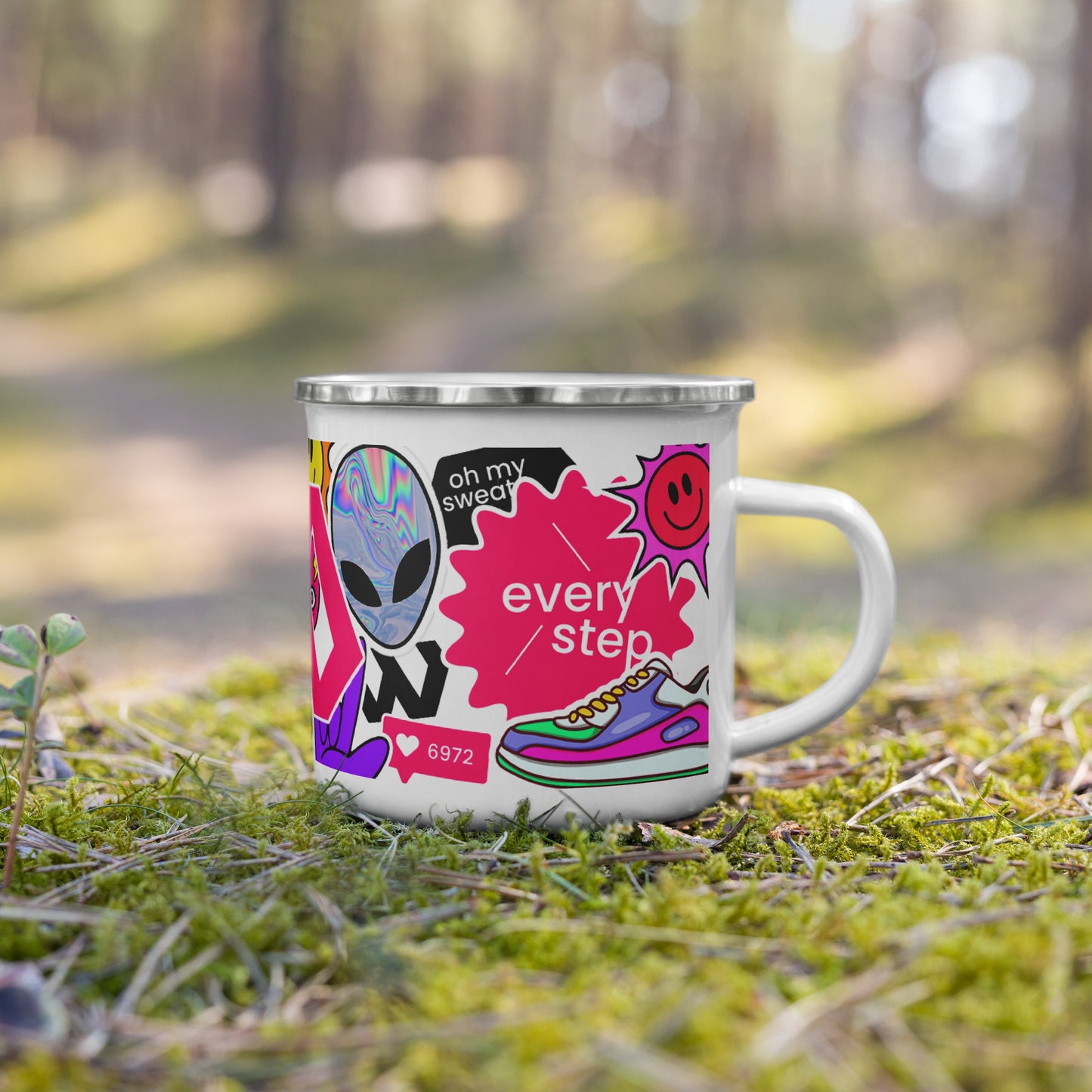 Sweat Enamel Mug